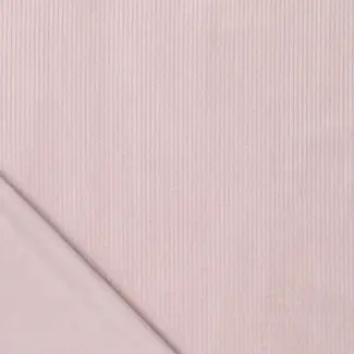 Super soft knitted corduroy - oud roze