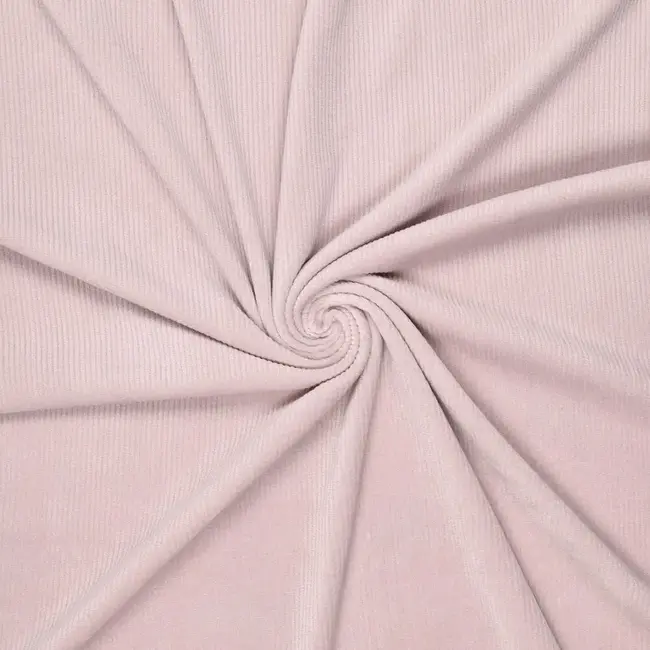 Super soft knitted corduroy - oud roze