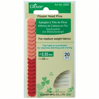 Clover Flower head pins medium