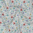 Wild flower poplin - blue green