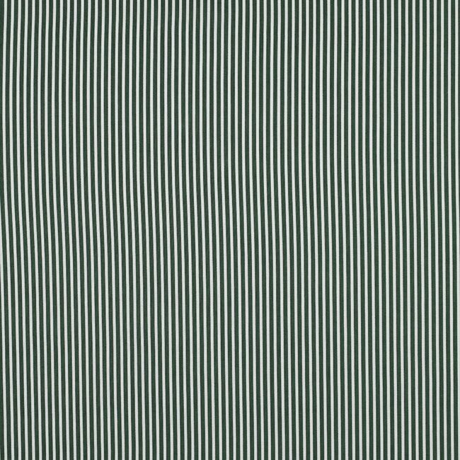 Noor katoen  streep - donkergroen