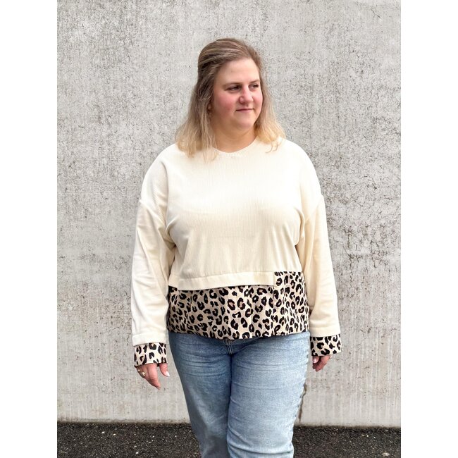 Super soft knitted corduroy - kaki