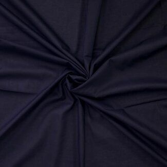 Katoen batist - midden indigo