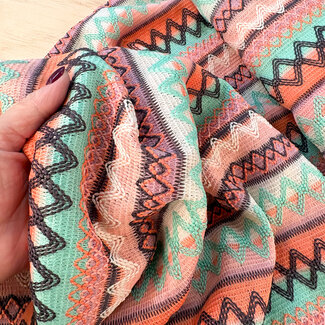 Katia Fabrics Galapagos multicolor - embroidery