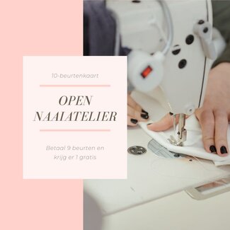 10-beurten kaart open naaiatelier