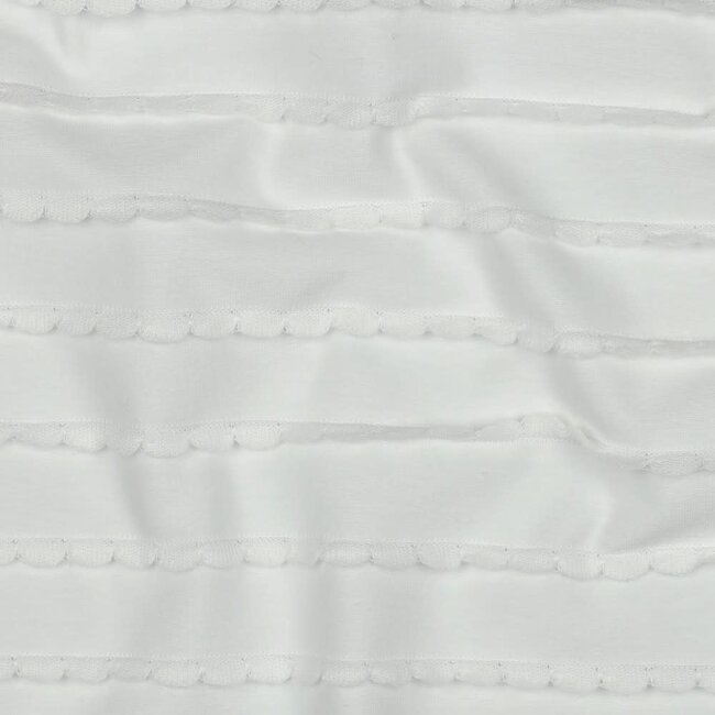 Jersey ruffles - wit