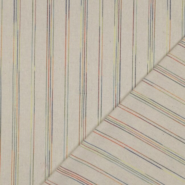 Linnen breeze stripe - multi