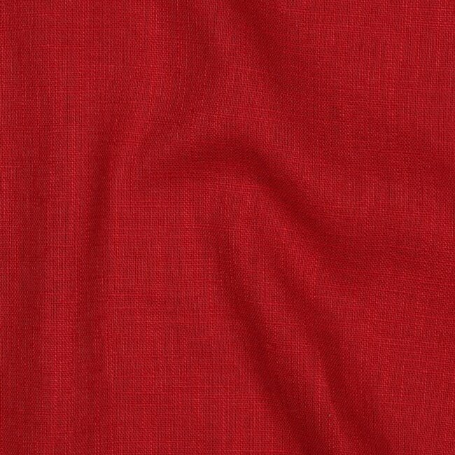 Linnen washed - donker rood