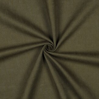 Linnen washed - moss green