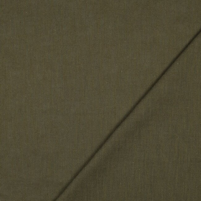 Linnen washed - moss green