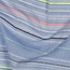 Katoen yarn dyed neon stripes - blauw