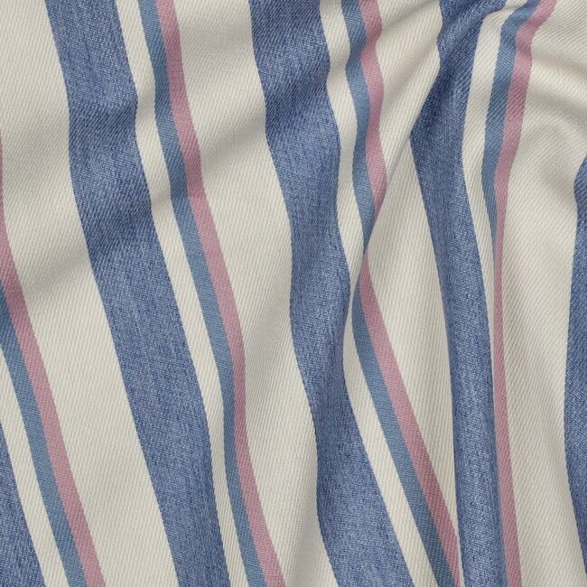 Denim stripes - pink