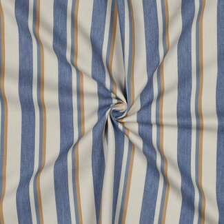 Denim stripes - camel