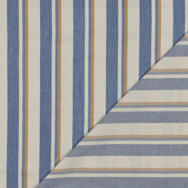 Denim stripes - camel