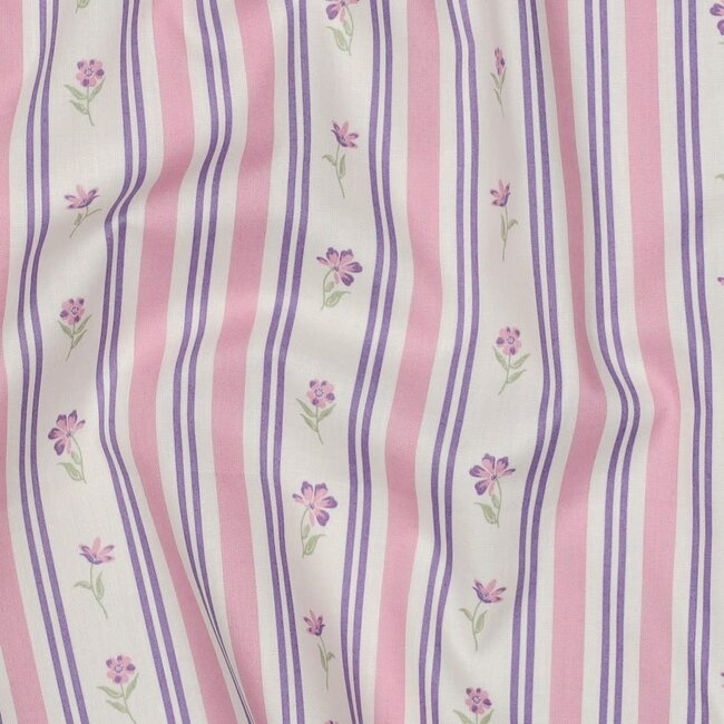 Rose garden stripe - purple