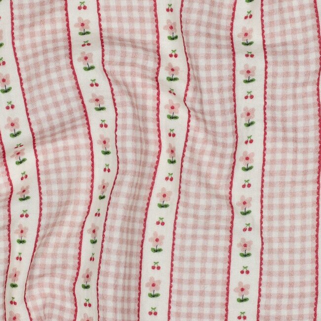 Rose garden - double gauze