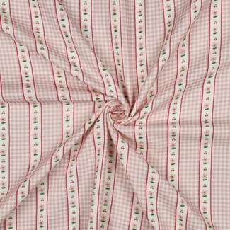 Rose garden - double gauze