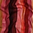 Sunset stripes viscose - burgundy