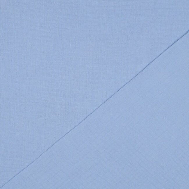 Double gauze - light blue