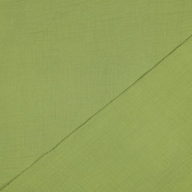 Double gauze - old lime