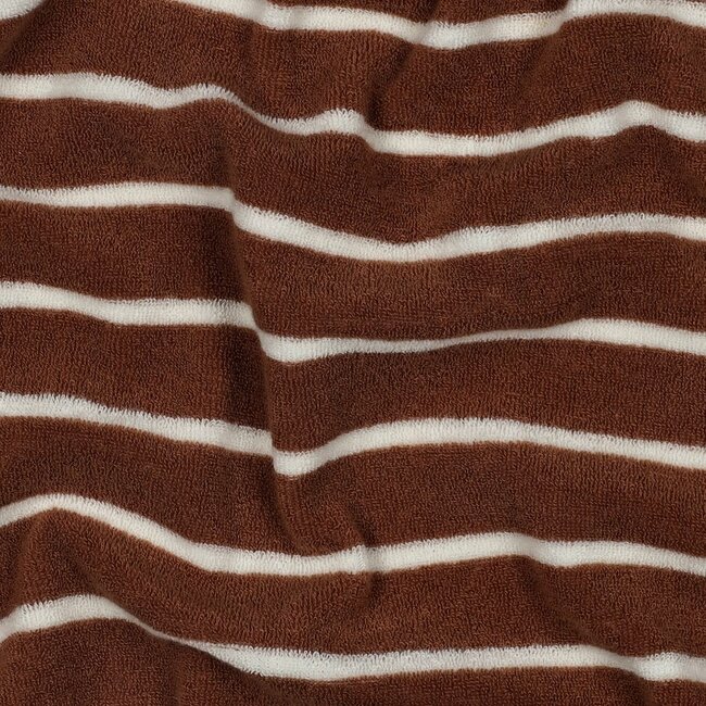 Spons streep - camel ecru