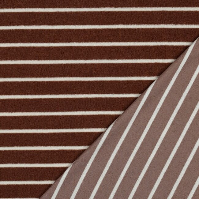 Spons streep - camel ecru