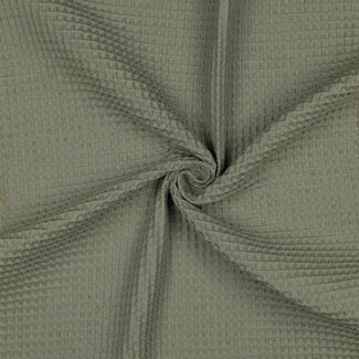 Wafelstof - donker munt