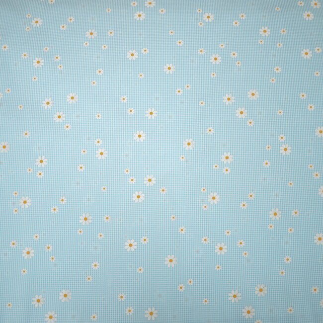 Margarite blue - katoen