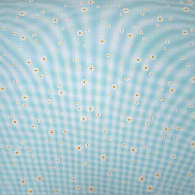 Margarite blue - katoen