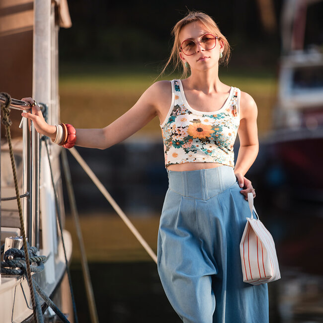 SYAS32 Flower Painting - French Terry