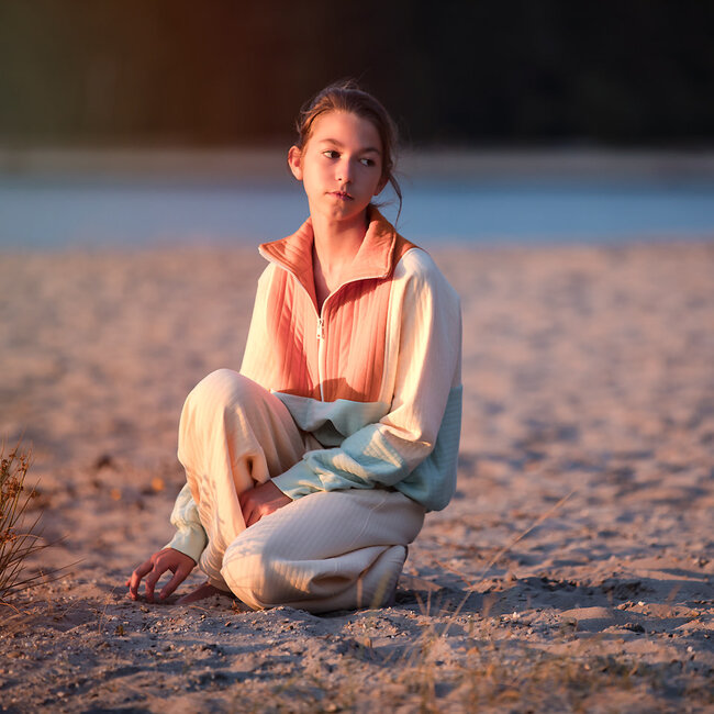 SYAS32 Herfstesdoornoranje - Matelassé Tricot