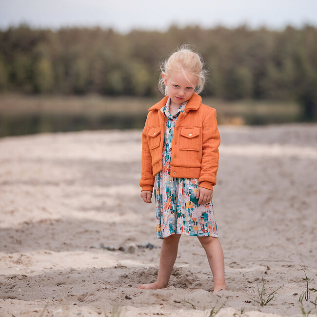 SYAS32 Herfstesdoornoranje - Matelassé Tricot