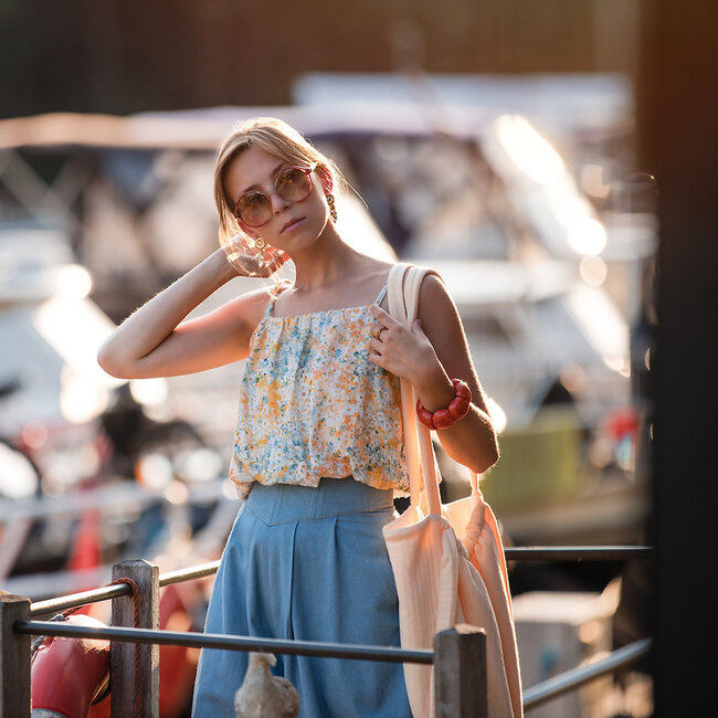 SYAS32 Lots of Flowers - Double Gauze