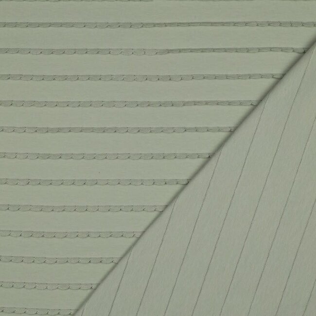 Jersey ruffles - sage