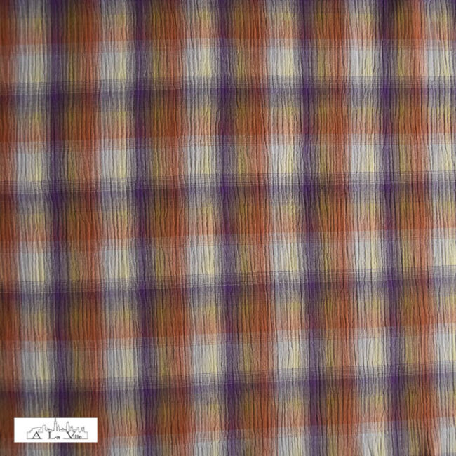Sunset plaid - double gauze