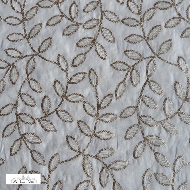 Champagne leaves - poplin