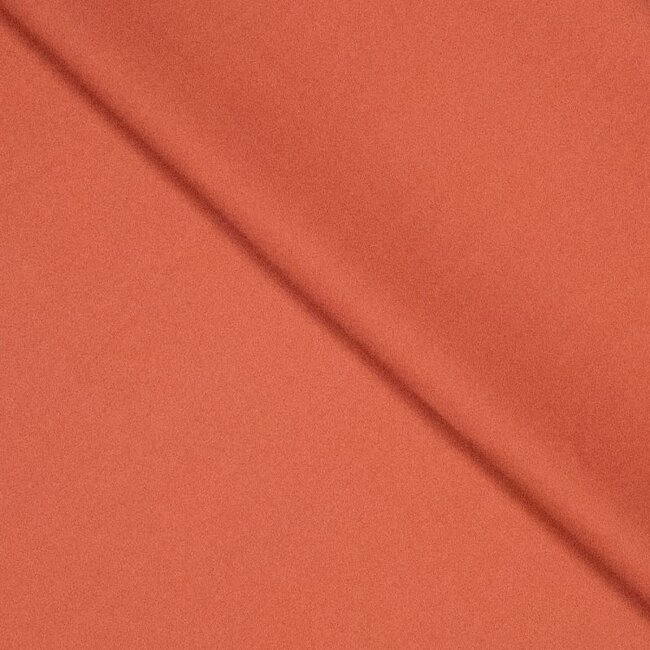 Stretchkatoen peach finish - mango