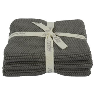 Sander Allstars vaatdoek (set van 3 stuks) - graphite (fb 34)