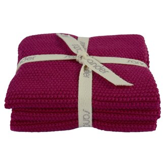 Sander Allstars vaatdoek (set van 3 stuks) -  pink (fb 14)
