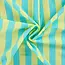 Aqua stripes - double gauze