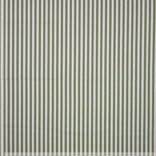 Denim brede streep - dark lime