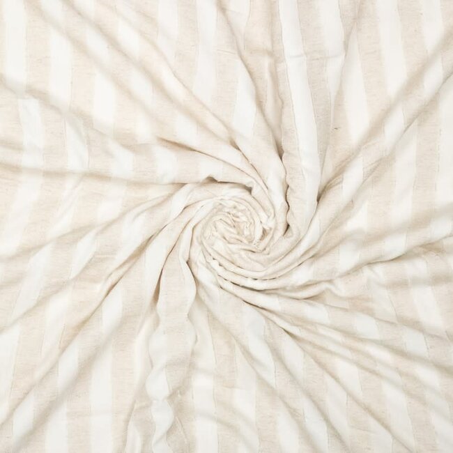 Viscose jacquard - streep