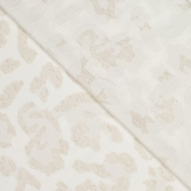 Viscose jacquard - luipaard