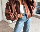 Zo naai je een suède jas