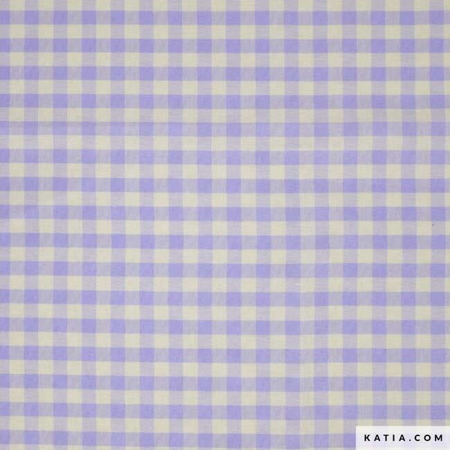 Vichy gingham - lilac & corn