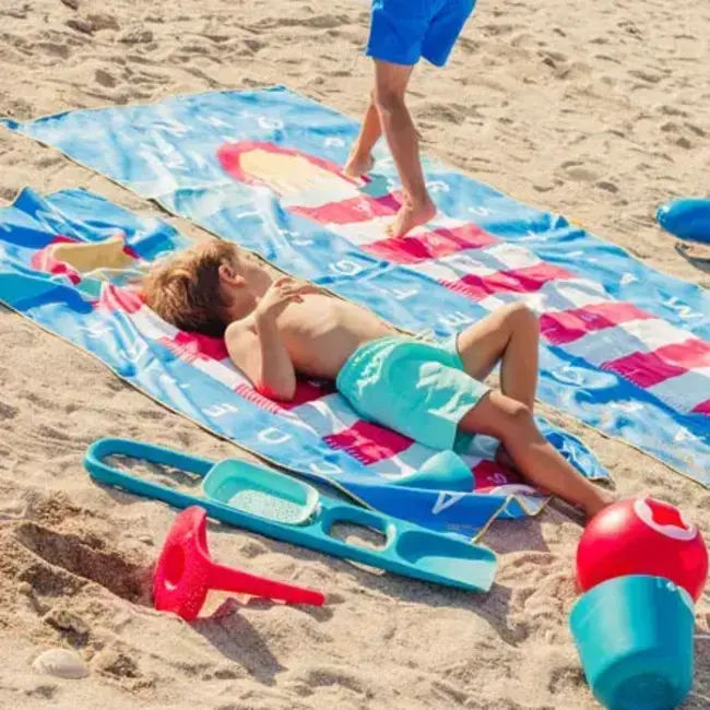 Play towel 180x100 cm - lighthouse blue