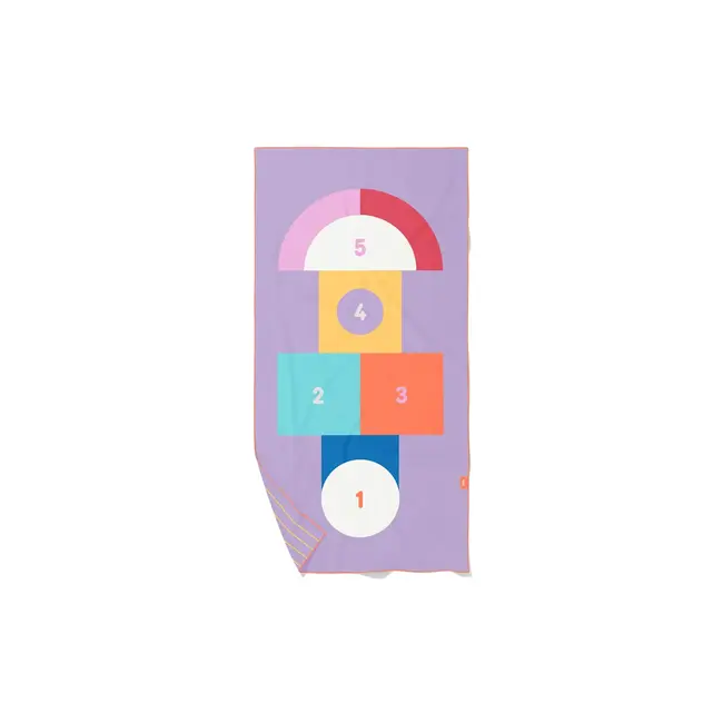Play towel 140x70 cm - hopscotch