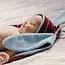 Cotton hooded towel 75x75 cm - bunny