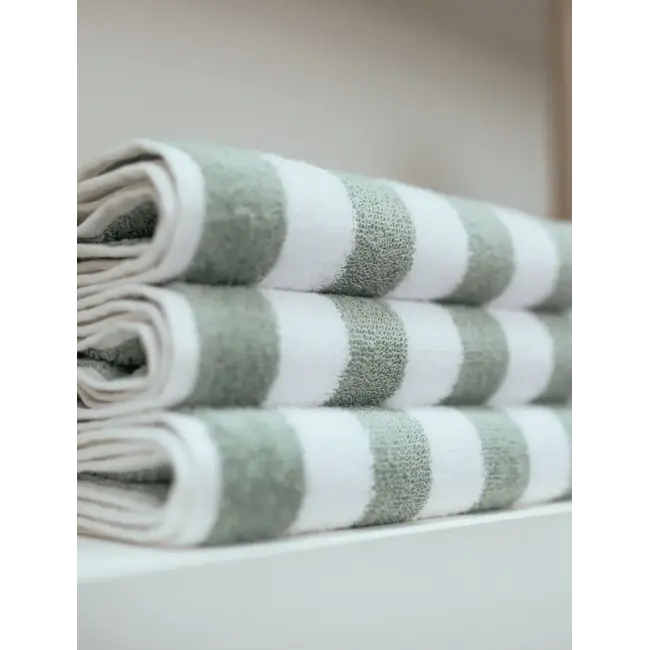 Verona stripes - smoke green