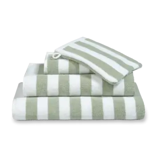 Verona stripes - smoke green